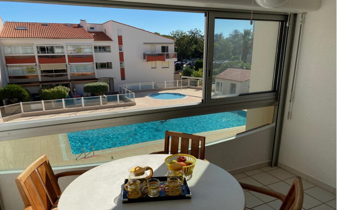 Argeles Plage Studio Piscine Park. Privatif Dans Res. Securisee Экстерьер фото